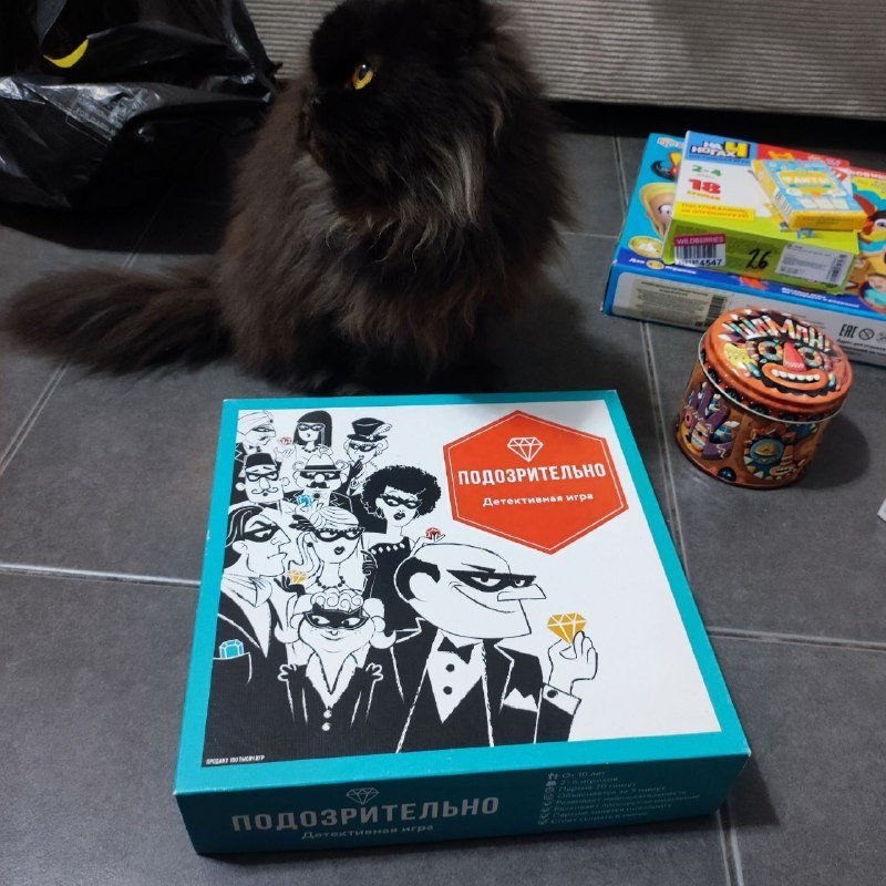 Детективная игра настольная Подозрительно