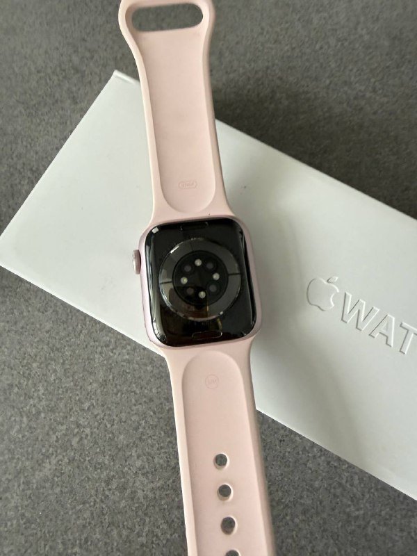 Apple Watch 9, 42 mm, 3 GB, пудра, пыль ремешок 2