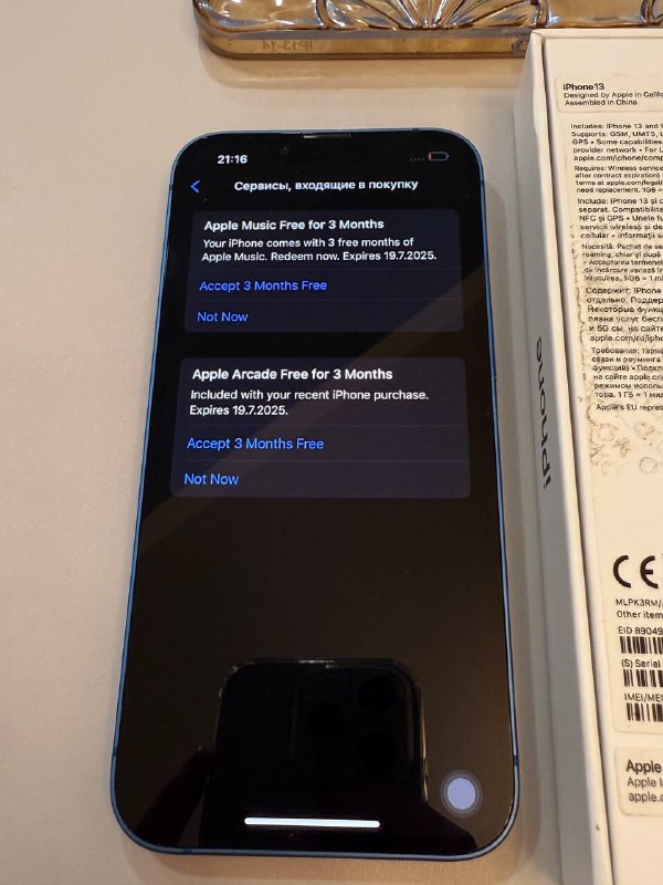 iPhone 13, 128gb, с коробкой и чехлом 3