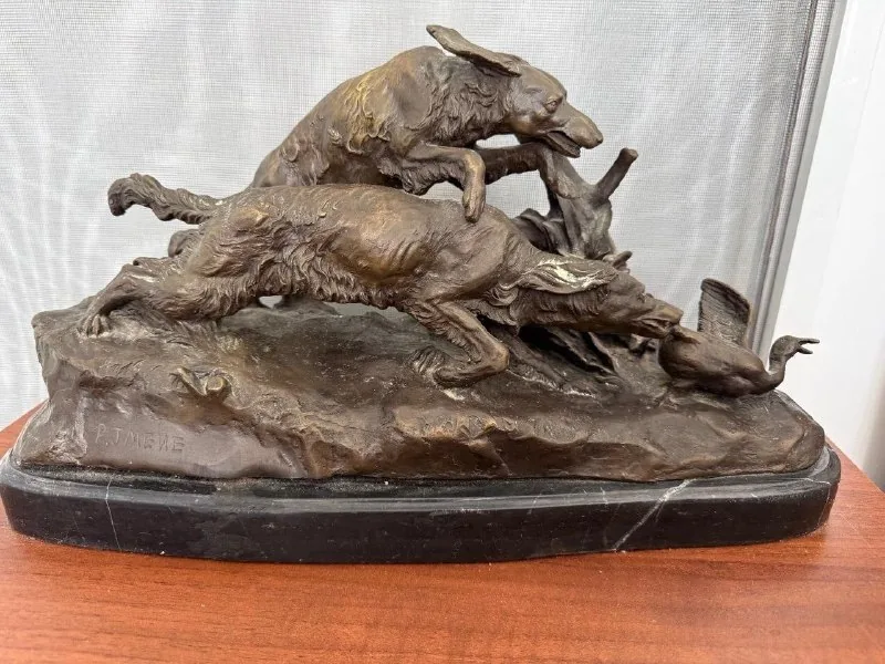 Бронзовая скульптура, Франция, П.Ж. Мене