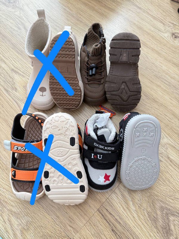 Детские ботинки размеры 21/22