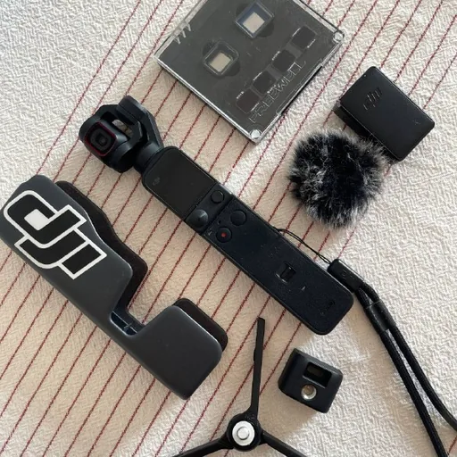 DJI Osmo Pocket 2, микрофон, штатив, линзы, футляр