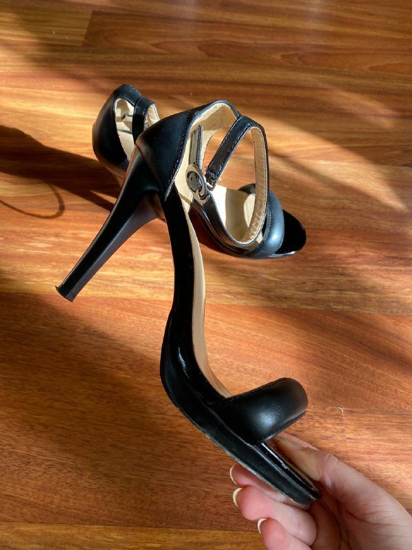 Черные босоножки, босоножки с цветочком, бежевые слипоны 36 размер 2