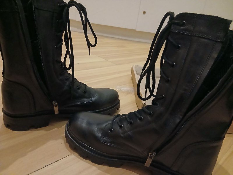 Кожаные берцы 41 размер 4