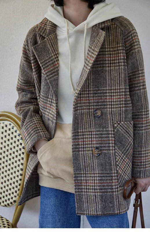 Oversize женское пальто размер S-M