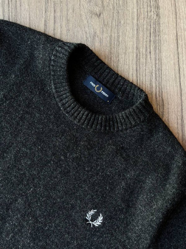 Свитер Fred Perry мужской 100% шерсть размер M 2