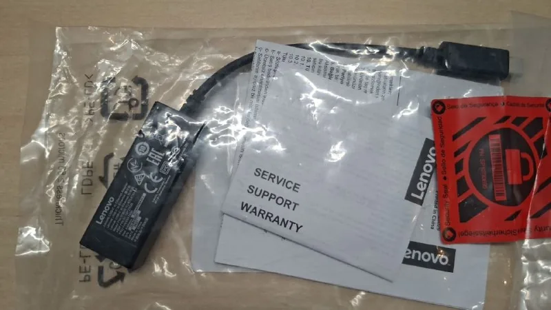 Micron SSD 1TB, ADATA DDR5 32GB, Lenovo USB-C Ethernet adapter 1