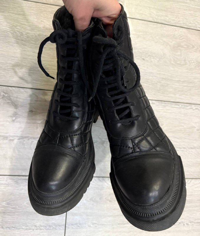 Женские кожаные ботинки, размер 38 2