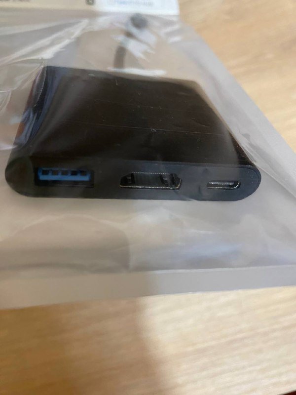 USB хаб переходник с USB-C на USB-A, USB-C и HDMI 2