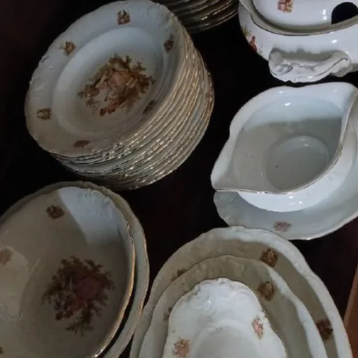 Polish “Love” dinnerware set from 1979 for 12 people