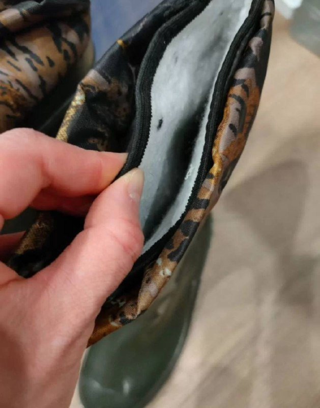 Резиновые утепленные сапоги 46 размер 3