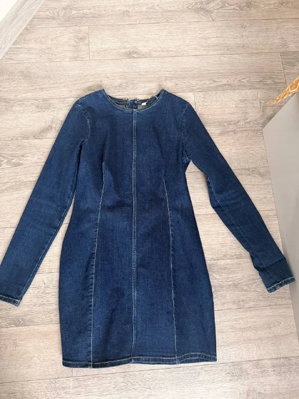 Джинсовое платье Zara 1