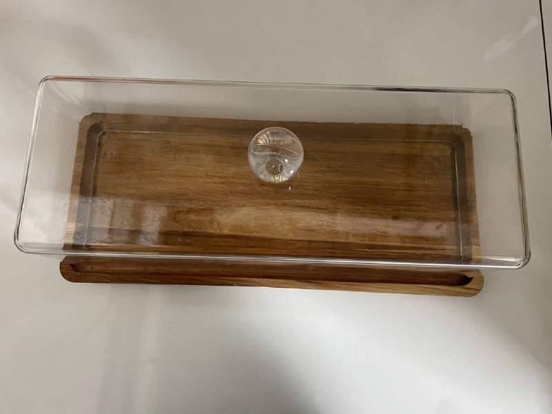 Деревянная доска для выпечки с крышкой