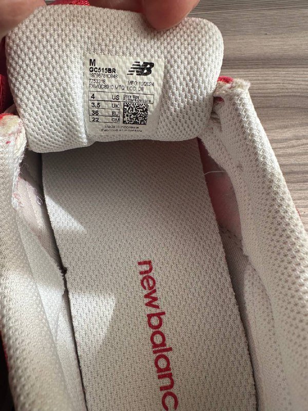 Кроссовки New Balance, размер 36, 22 см 2
