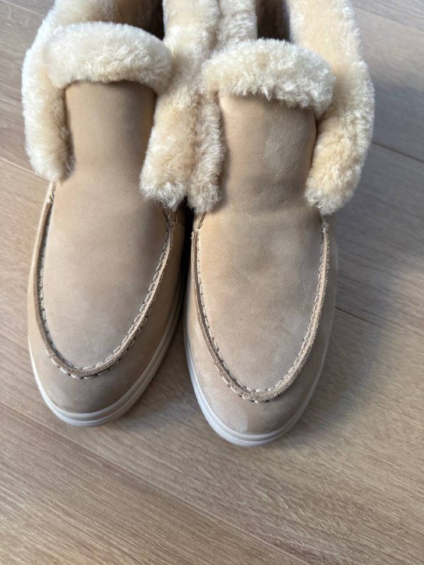 Женские ботинки с натуральным мехом и замшей 38-39 размер 6