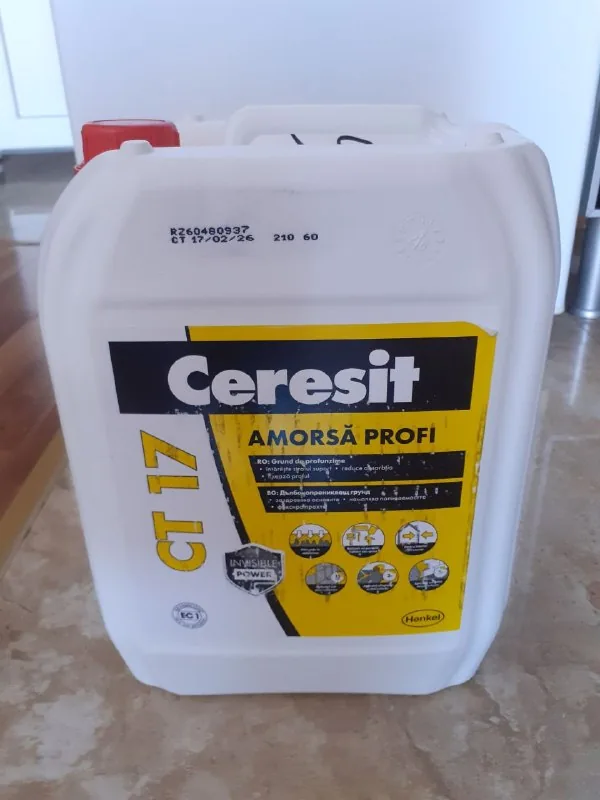 Грунтовка Ceresit, шпатлёвка акриловая 1