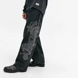 Ed Hardy x Urban Outfitters Dragon Embroidered Jeans 3