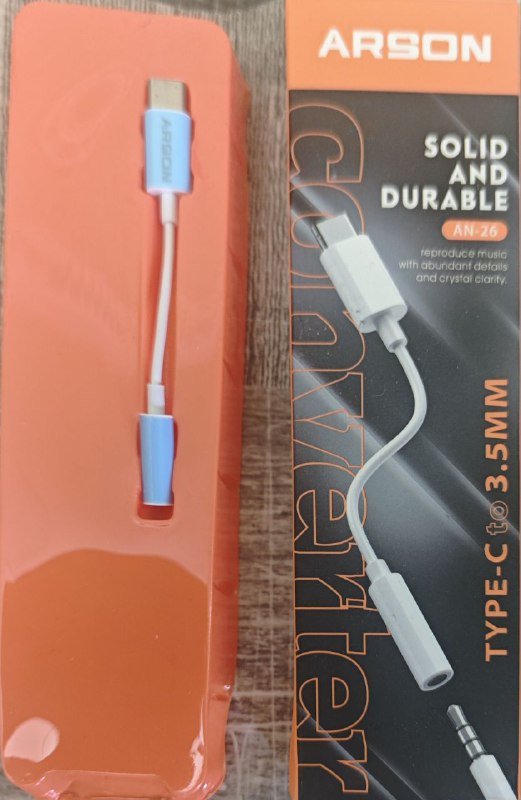 Переходник с type-c на 3.5 мм наушников