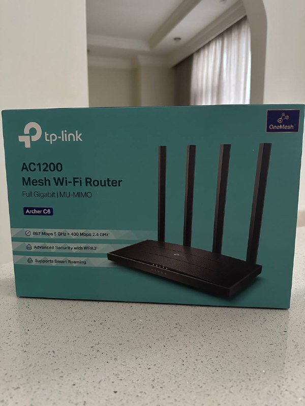 Wifi роутер TP-Link Archer AC1200 C6