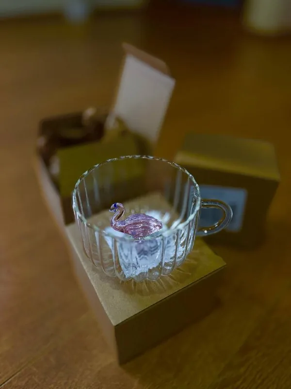 Чашки с 3D фламинго 1