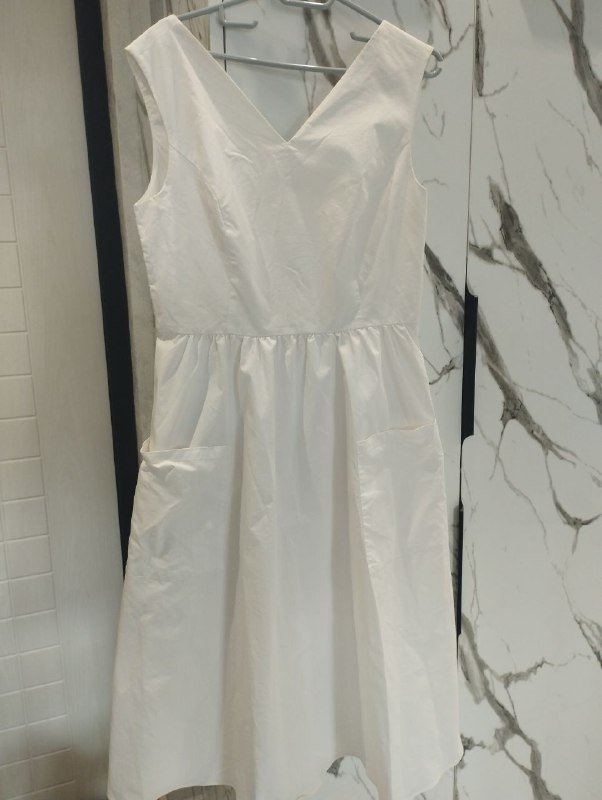 Белое платье размер 46