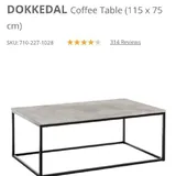 Кофейный столик Jysk DOKKEDAL 4