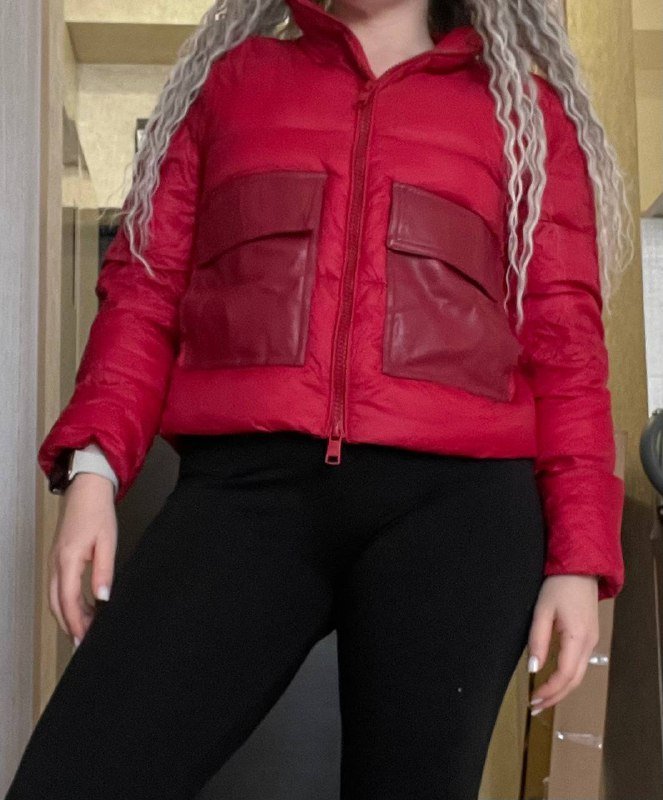 Куртка короткая красная Armani Exchange S/M 5