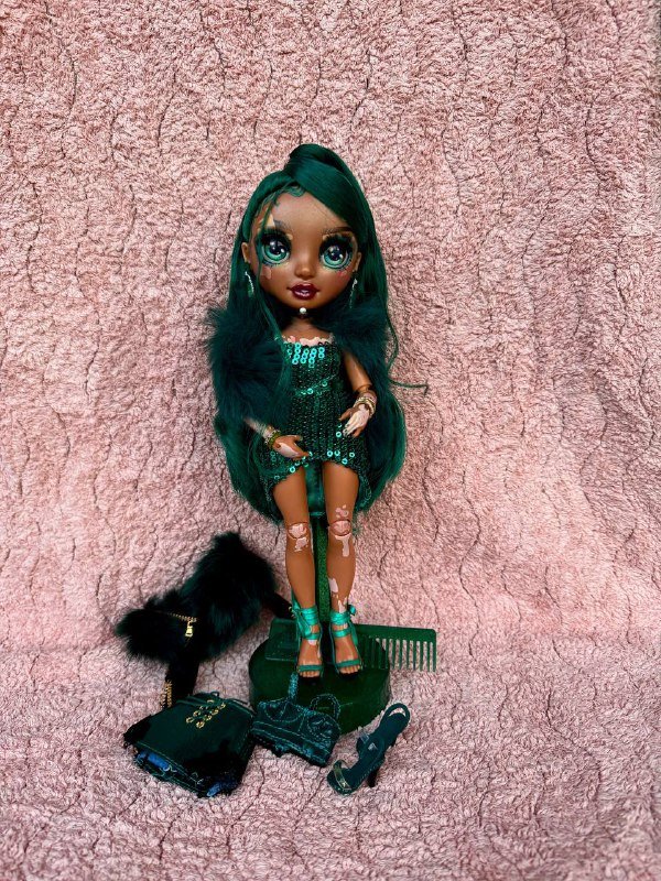 Лот кукол барби, три куклы с одеждой и аксессуарами 5