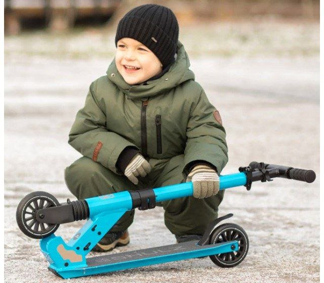 Складной самокат Shulz 120 голубой городской