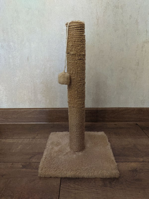 Когтеточка столбик, 2 лотка, кормушка, щетка, комбинезон для животных
