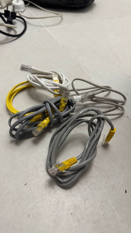 Ethernet кабель более 10 м, Ethernet 1 м 5 шт, USB A удлинитель, HDMI 1,8 м 6 шт, удлинители, беспроводная зарядка, блоки зарядки с проводами 2