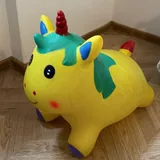 Беговел, детский трактор, надувной единорог 4