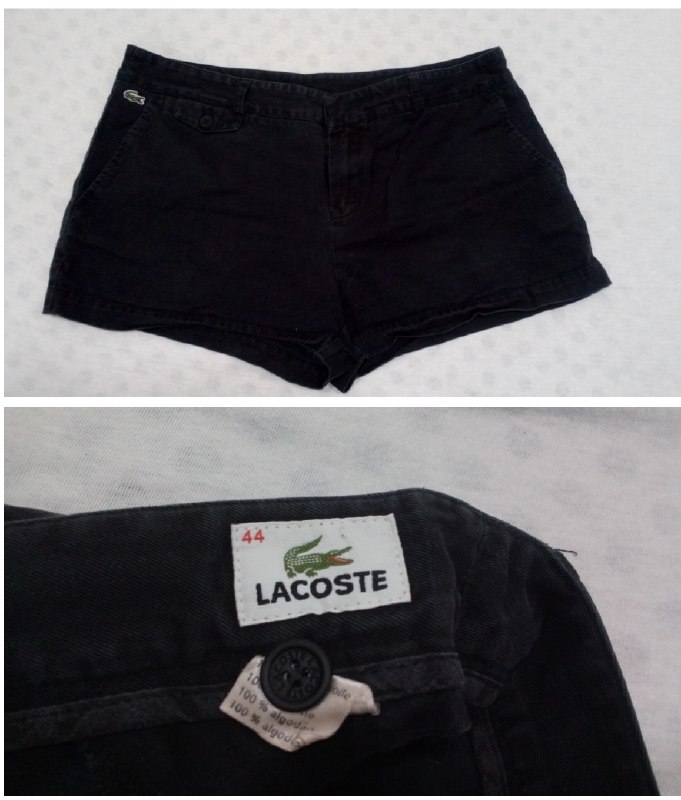 рубашка-боди, шорты Lacoste, рубашка, два платья, юбка, бритва, клеевой пистолет 2