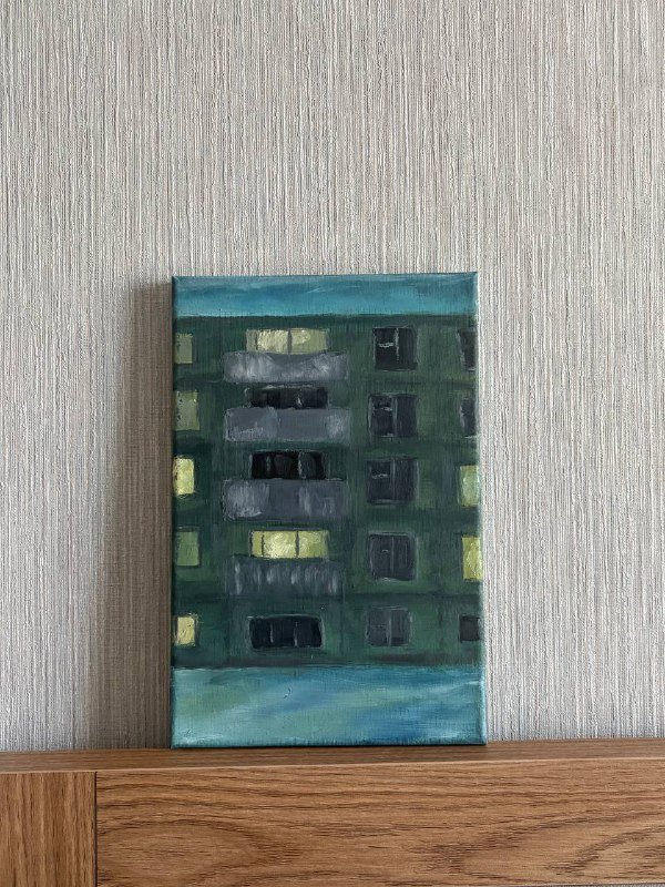 Цветы, столик jysk, пластиковый стул, картина панелька 5