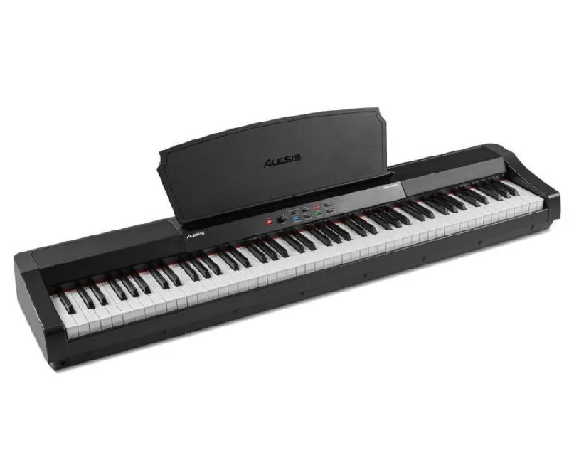 Электропианино Alesis Prestige, стойка, педаль