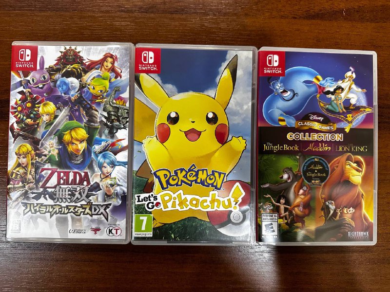Hyrule warriors definitive edition, Pokemon Pikachu, Disney Collection 3in1, Игровой монитор 11.6’, Чехол Harry Potter, Astro Bot, Mortal Kombat 11 Ultimate, Mortal Kombat XL, Призрак Цусимы, Horizon, Sony edge controller, Свинтус 2.0, Ниндзя и самураи 2