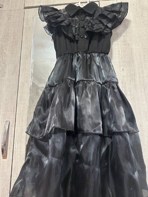 Костюм Венздей детский с париком 3