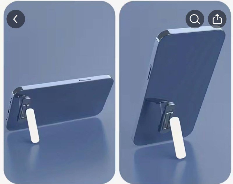 Вращающаяся складная подставка для телефона из цинкового сплава 6