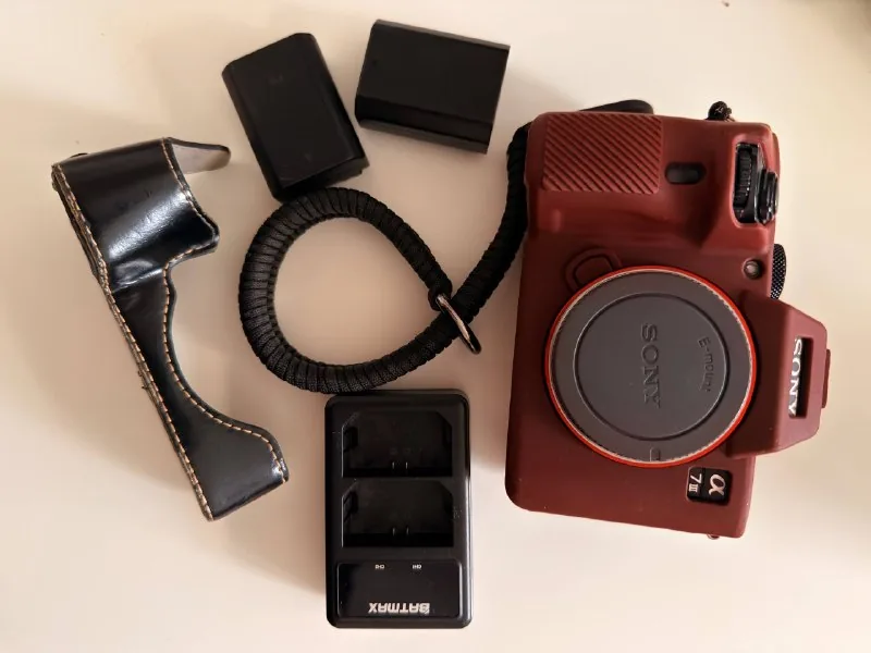 Sony A7 III body, GoPro Hero 12 Black 1