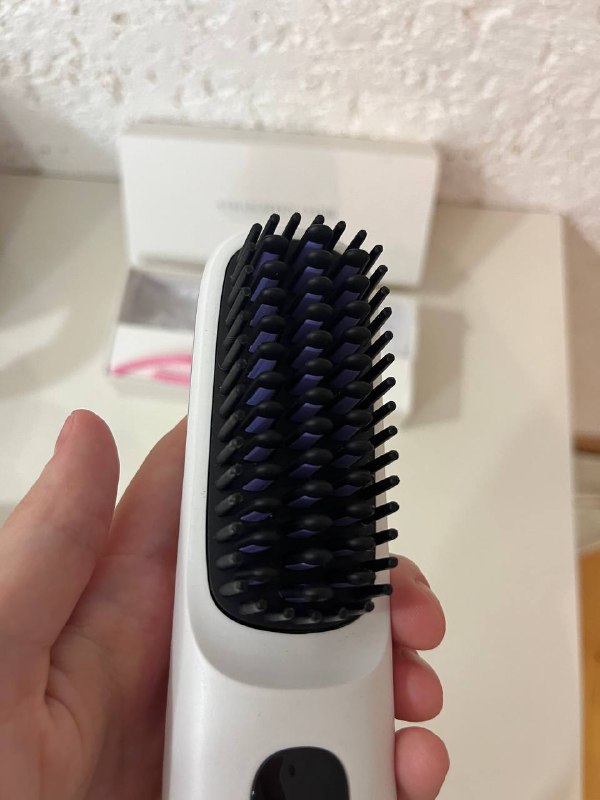 Электрическая расческа выпрямитель Straighten comb белая 3