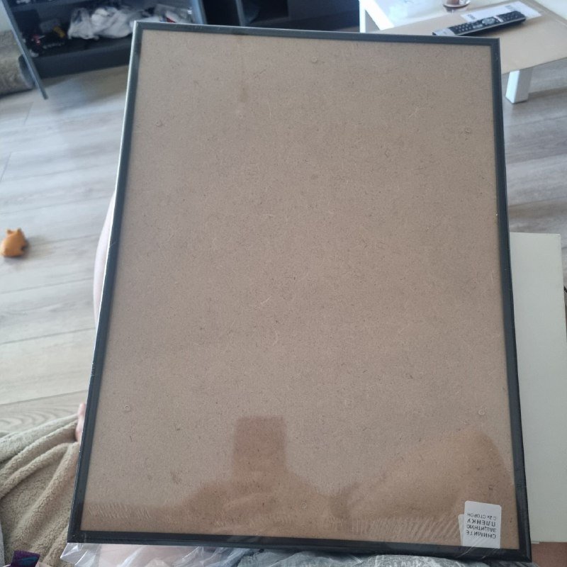 Чёрные алюминиевые рамки для картин 3 шт