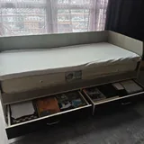 Кровать диван с матрасом, компьютерный стол 2