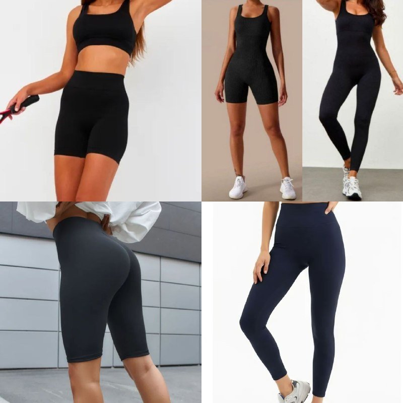 Велосипедки и топ, спортивный комплект, комбенизоны, платья, кроп футболки, лонгслив, легинсы спортивные