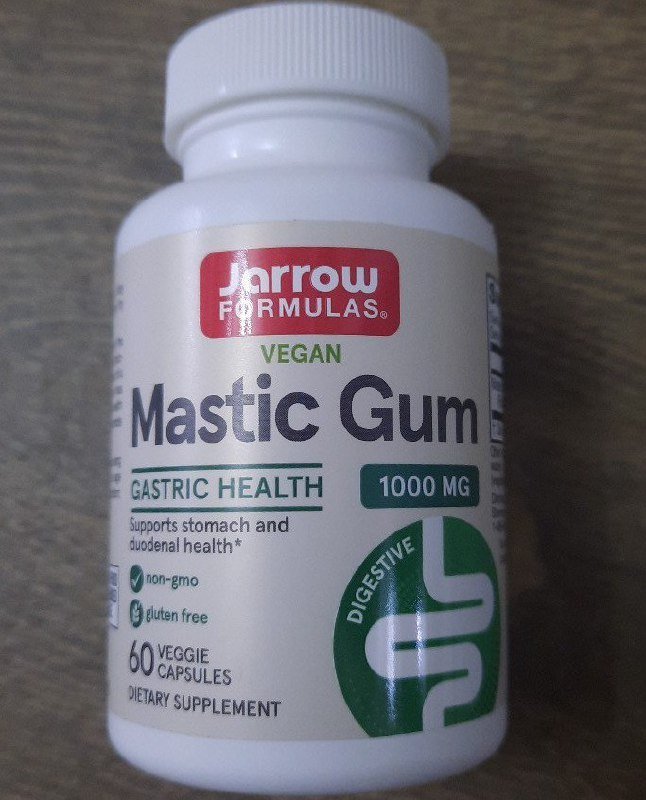 Веганская мастиковая смола 17 капсул для ЖКТ