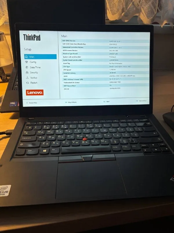 Ноутбук Lenovo ThinkPad T14