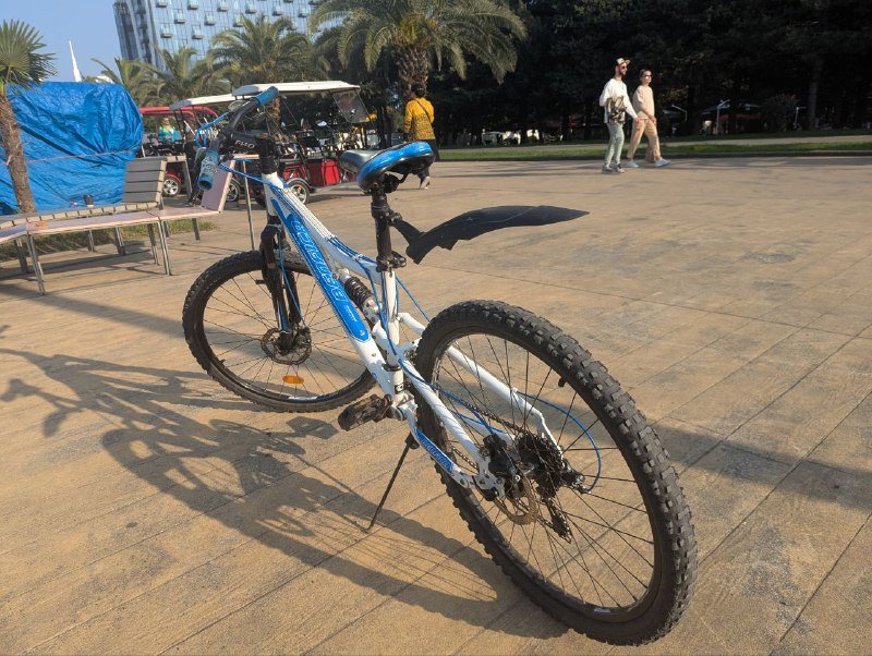 Велосипед двухподвес с комплектом насос и мультитул 4