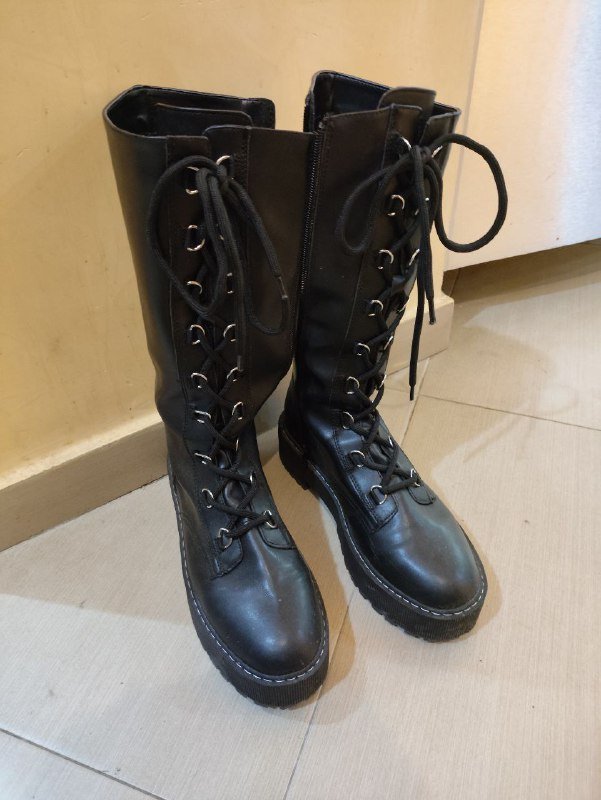 Женские высокие сапоги H&M 41 размер