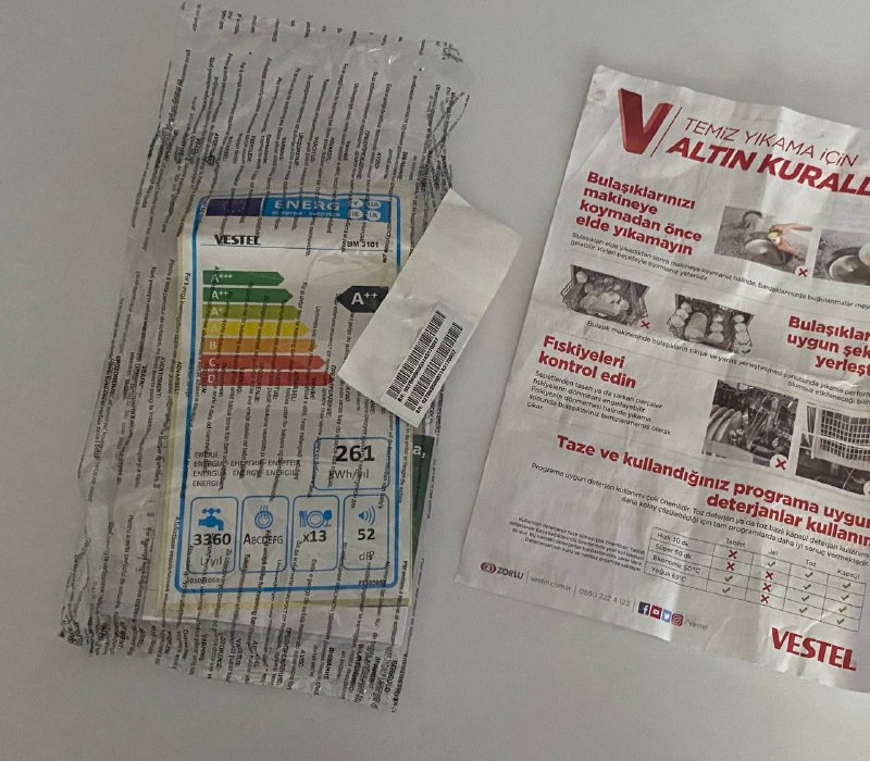 Посудомоечная машина VESTEL 3