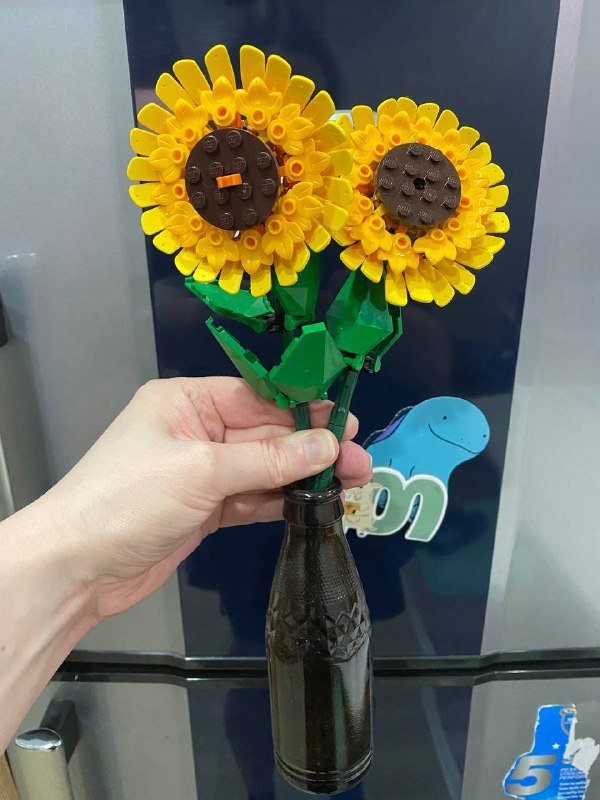 Lego подсолнухи