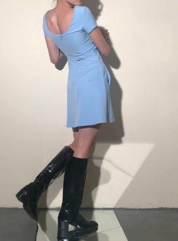 Белое платье D&G, Мини-платье бордовая фуксия, Голубое платье BF 6